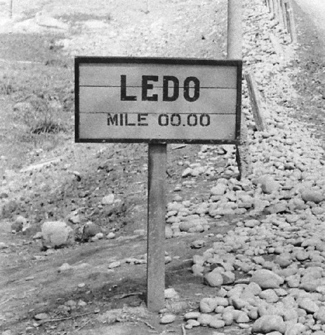 Milepost Zero Sign at Ledo 