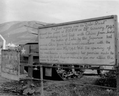  Sign marks passing of first convoy 
