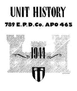  789th EPD Unit History 