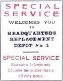  SPECIAL SERVICE BOOKLET 