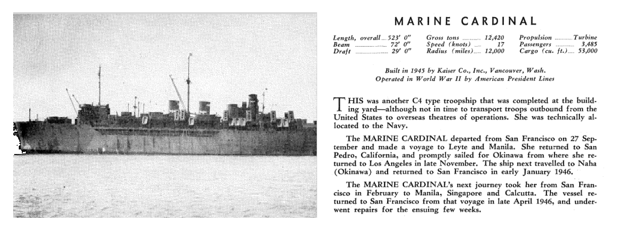  SS Marine Cardinal 